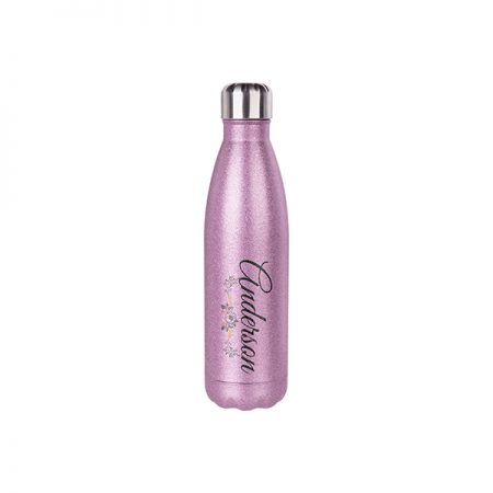 Glitter Stainless Steel 500ml Bottle