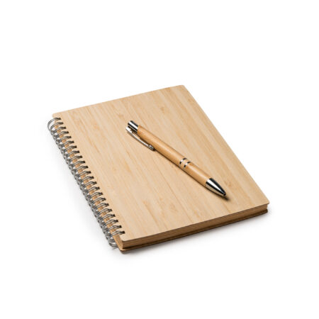 Bamboo Notebook with Engraving